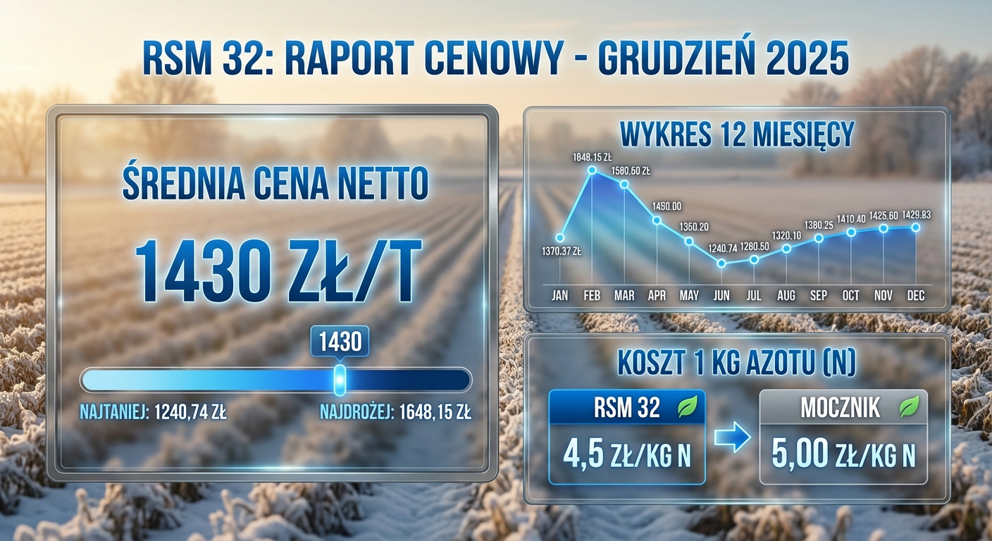 Cena RSM 32 w grudniu 2025: gdzie najtaniej? Raport