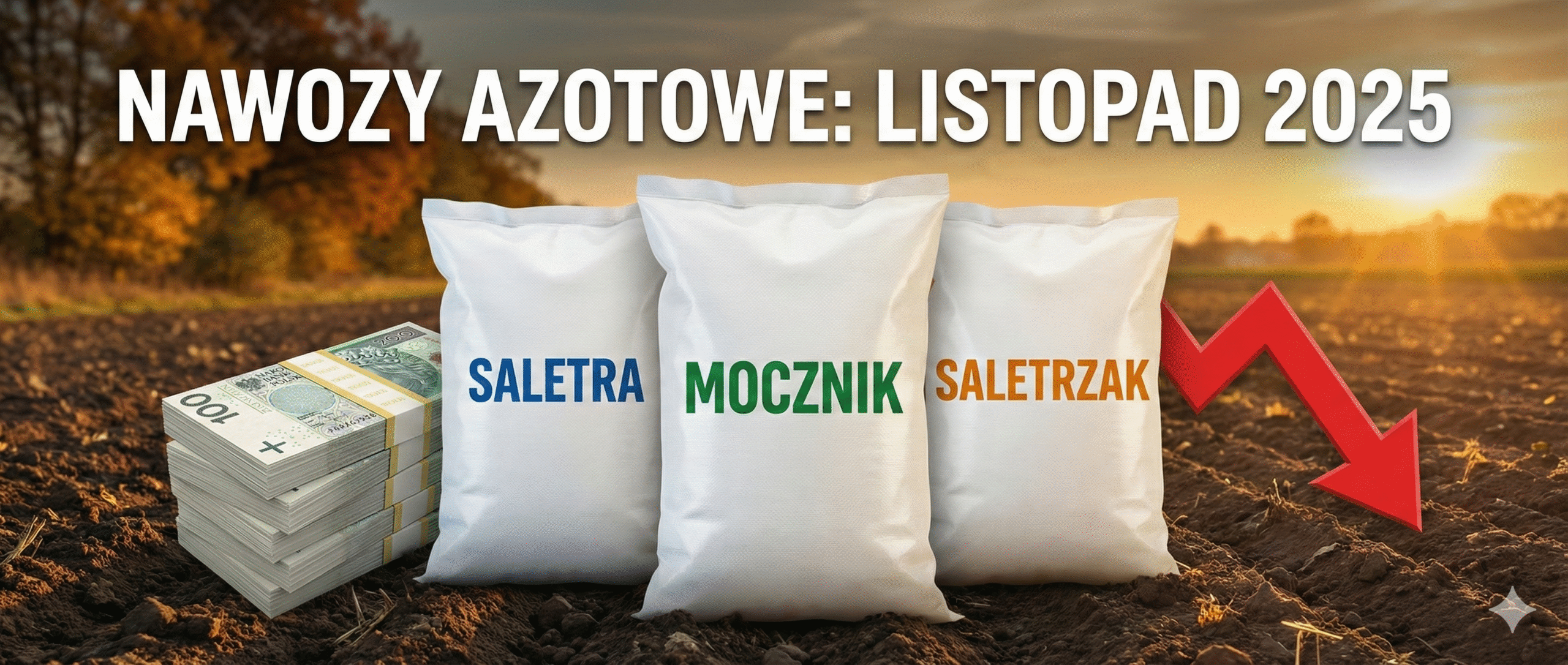 ceny nawozow azotowych listopad 2025 raport