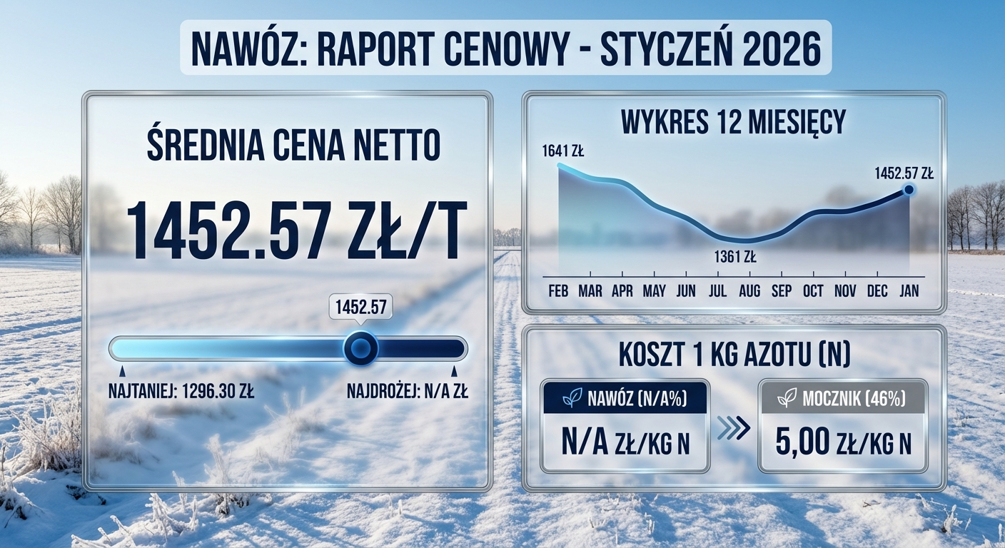 Salmag Styczeń 2026: Ceny w górę o 3,57% | Raport