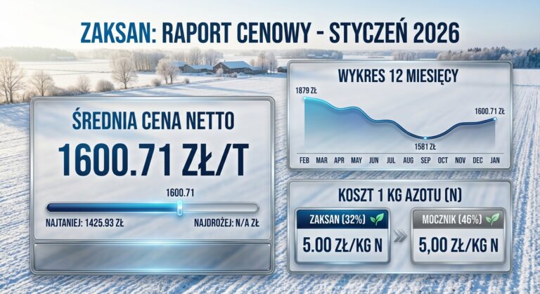 Cena Zaksan – cennik styczeń 2026: Gdzie kupić najtaniej?